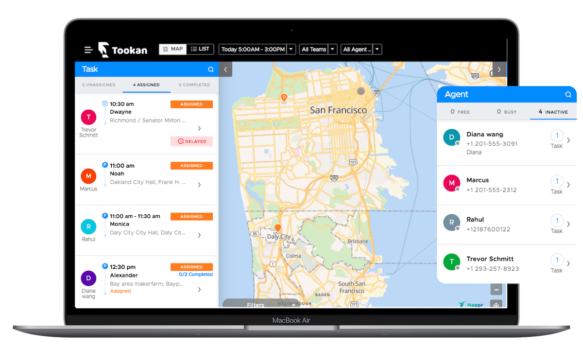Owner's dashboard mockups
